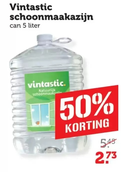 Vintastic schoonmaakazijn