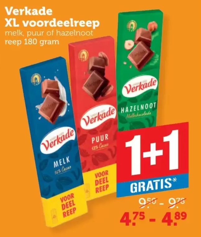 Verkade XL voordeelreep