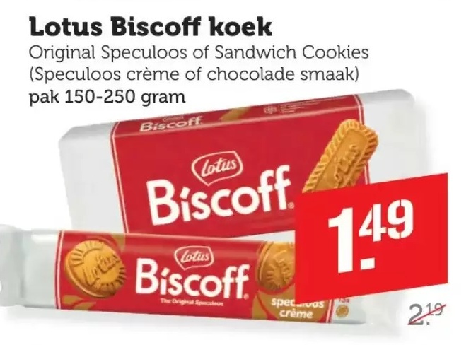 Lotus Biscoff koek