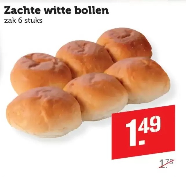 Zachte witte bollen
