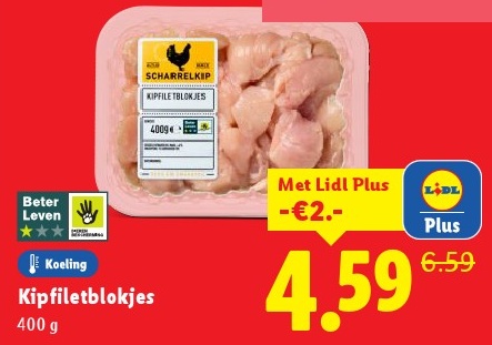 Kipfiletblokjes