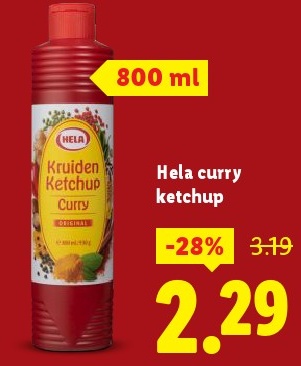 Hela curry ketchup