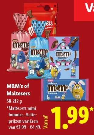 M&M's of Maltesers