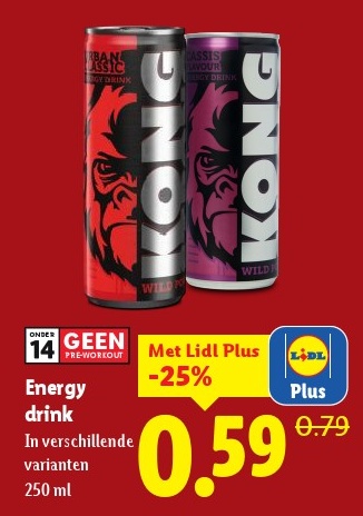 KONG Energy drink