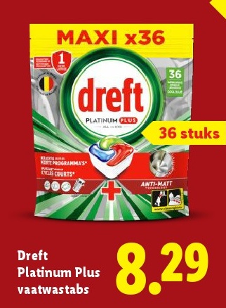 Dreft Platinum Plus vaatwastabs