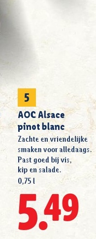 AOC Alsace pinot blanc