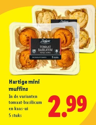 Hartige mini muffins