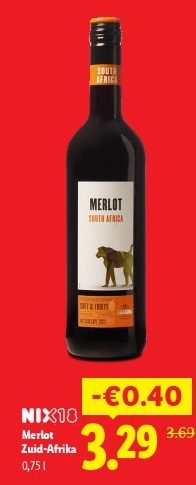Merlot Zuid-Afrika