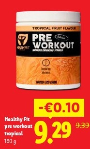 Healthy Fit pre workout tropical