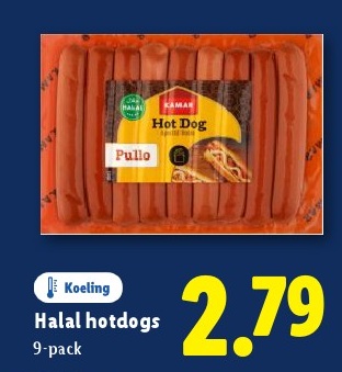 Halal hotdogs