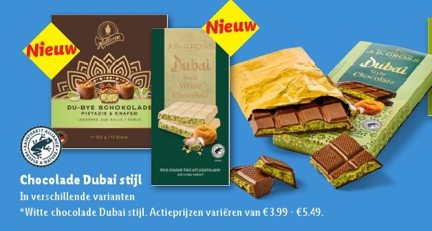 Chocolade Dubai stijl