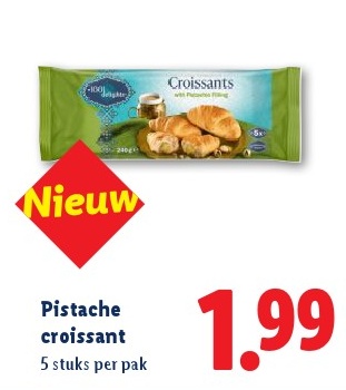Pistache croissant