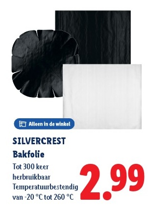 SILVERCREST Bakfolie