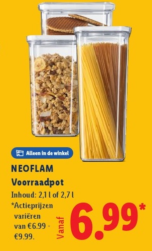 NEOFLAM Voorraadpot