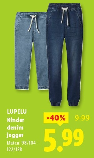 LUPILU Kinder denim jogger