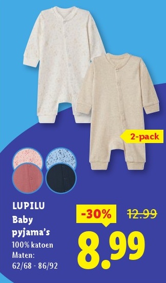 LUPILU Baby pyjama's 2-pack