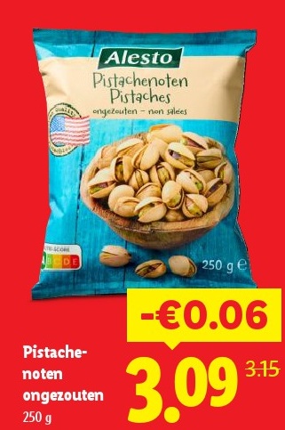 Pistache-noten ongezouten