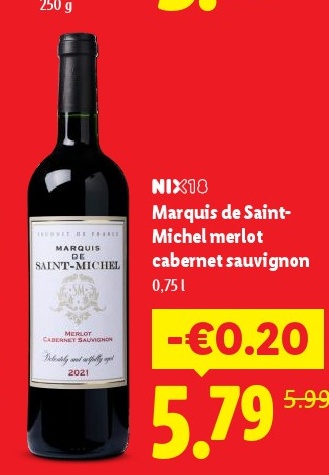 Marquis de Saint-Michel merlot cabernet sauvignon