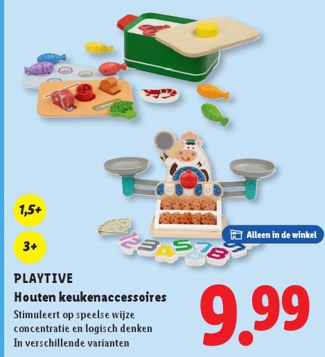PLAYTIVE Houten keukenaccessoires