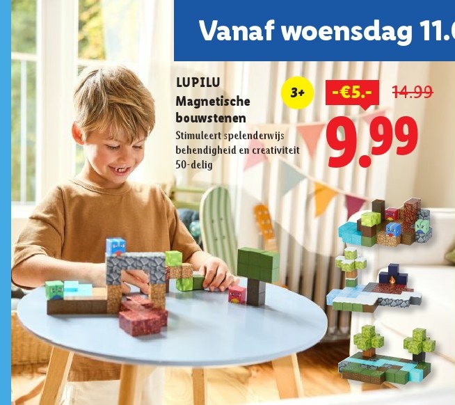 LUPILU Magnetische bouwstenen