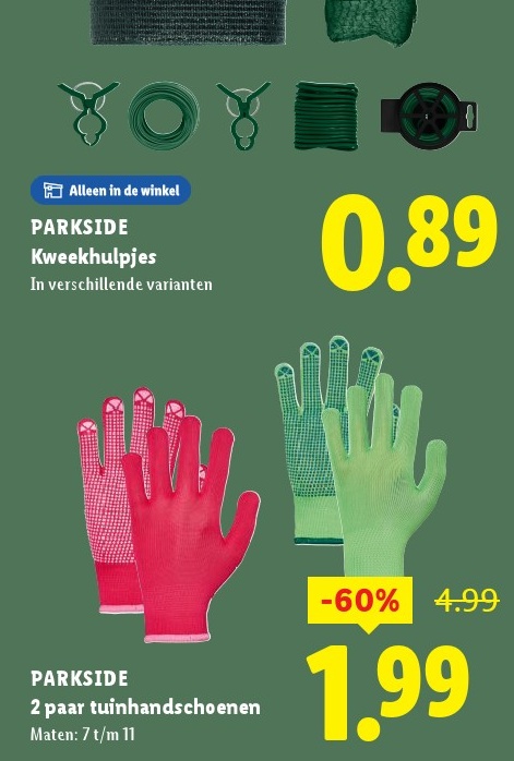 2 paar tuinhandschoenen