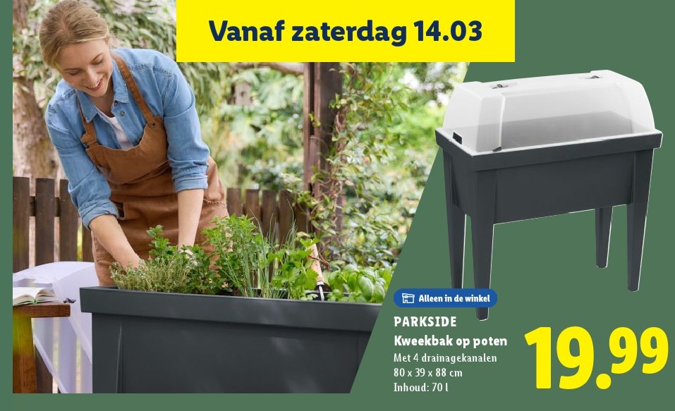 PARKSIDE Kweekstuk op poten