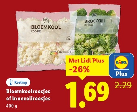 Bloemkoolroosjes of broccoliroosjes