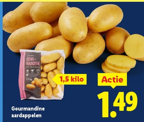 Gourmandine aardappelen