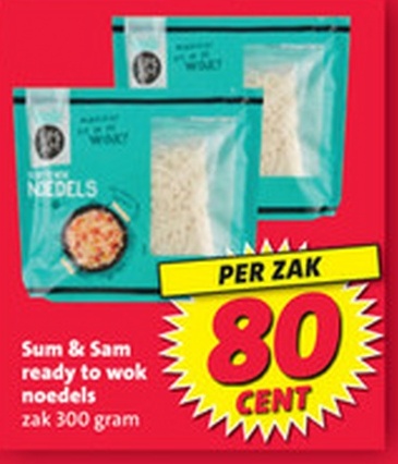 Sum & Sam ready to wok noedels