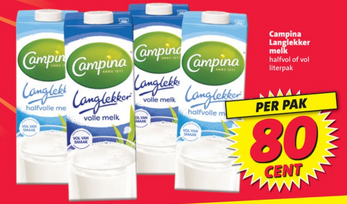 Campina Langlekker volle melk