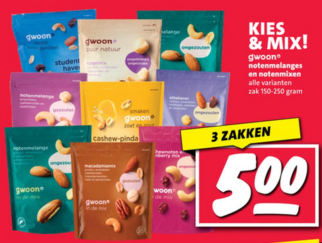 gwoon® notenmengsels en notenmixes