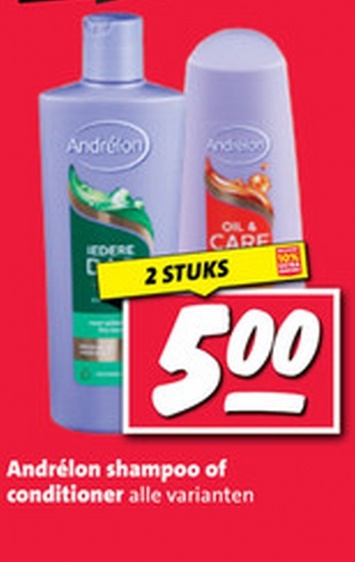Andrélon shampoo of conditioner alle varianten