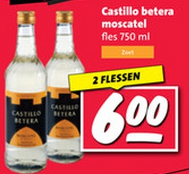Castillo beter moscatel