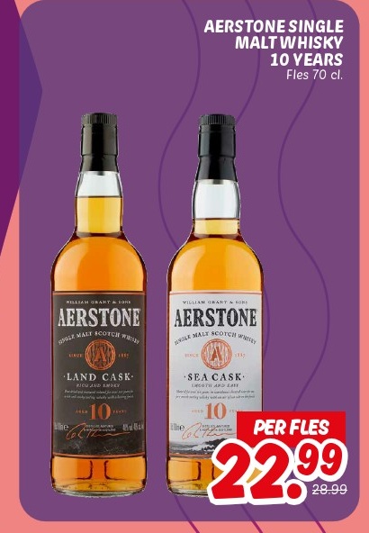 AERSTONE SINGLE MALT WHISKY 10 YEARS