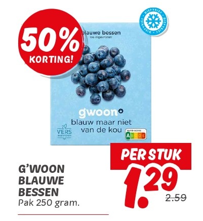 g'woon blauwe bessen