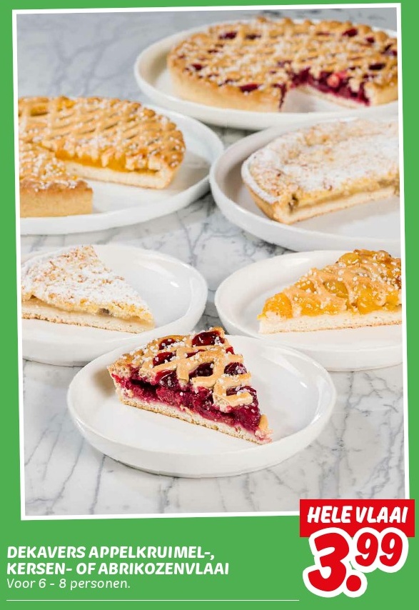 DEKAVERS APPELKRUMEL-, KERSEN- OF ABRIKOZENVLAAI