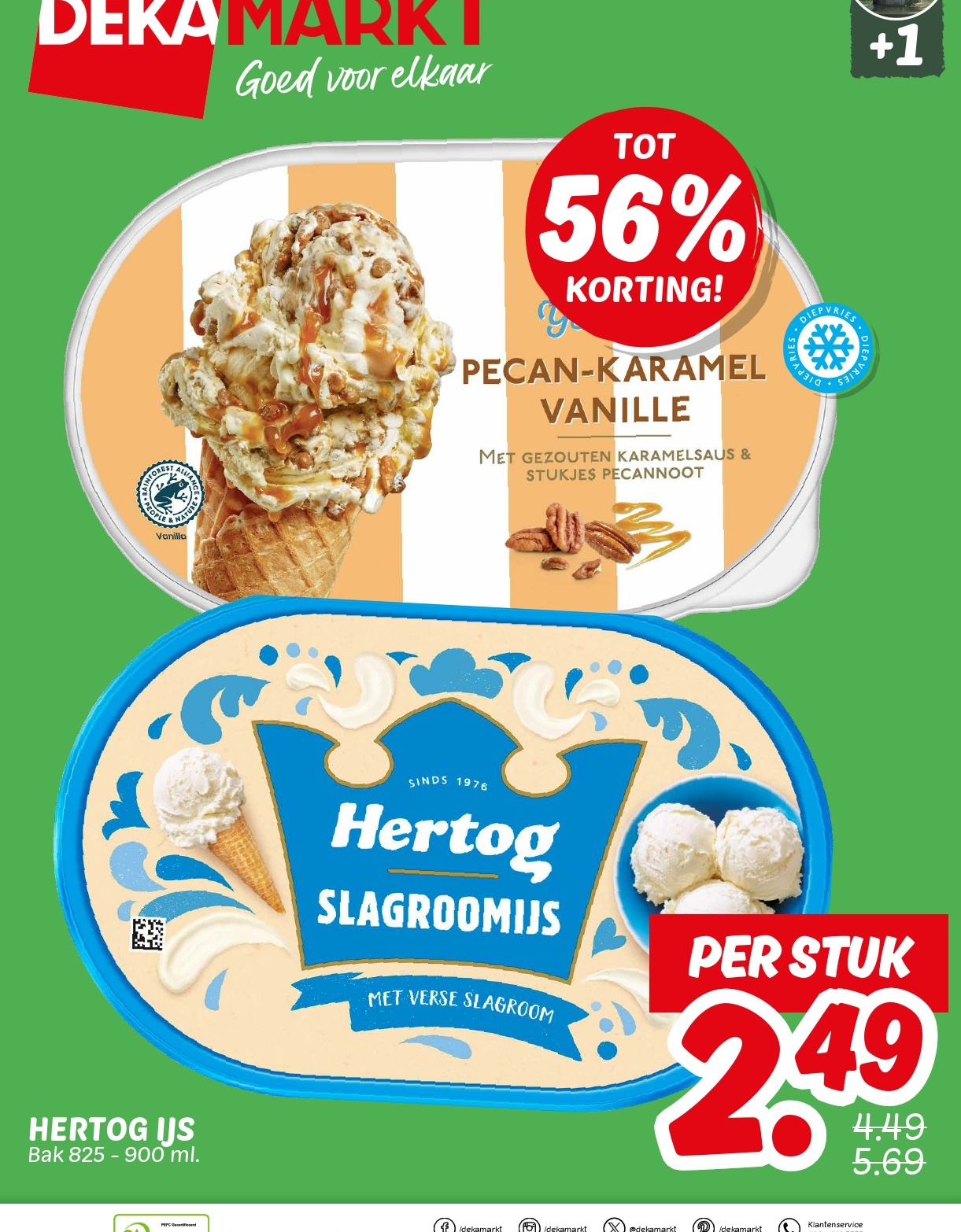 Hertog Slagroomijs