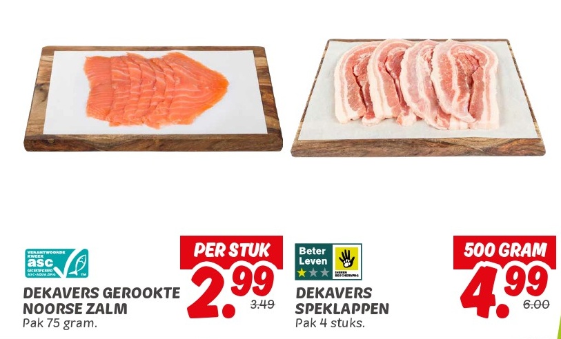 DEKAVERS GEROOKTE NOORSE ZALM