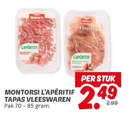 MONTORSI L’APÉRITIF TAPAS VLEESWAREN