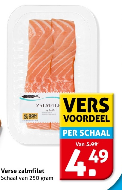 Verse zalmfilet
