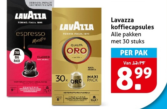 Lavazza koffiecapsules