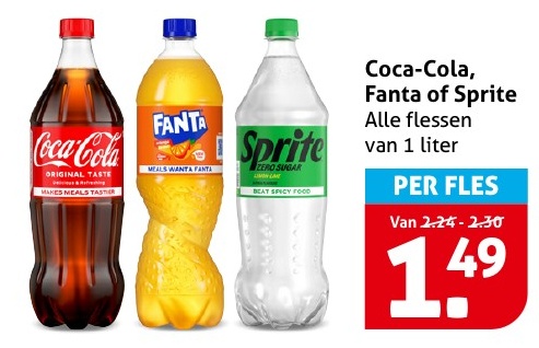 Coca-Cola, Fanta of Sprite