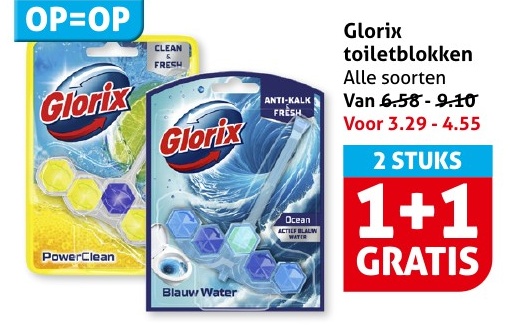 Glorix toiletblokken