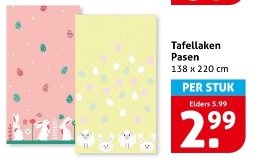 Tafellaken Pasen