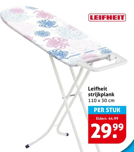 Leifheit strijkplank 110 x 30 cm