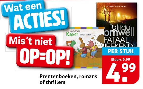 Prentenboeken, romans of thrillers
