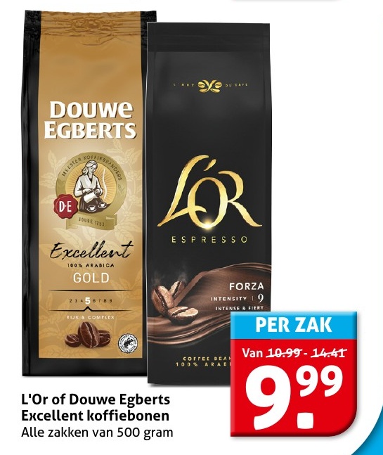 L'Or of Douwe Egberts Excellent koffiebonen