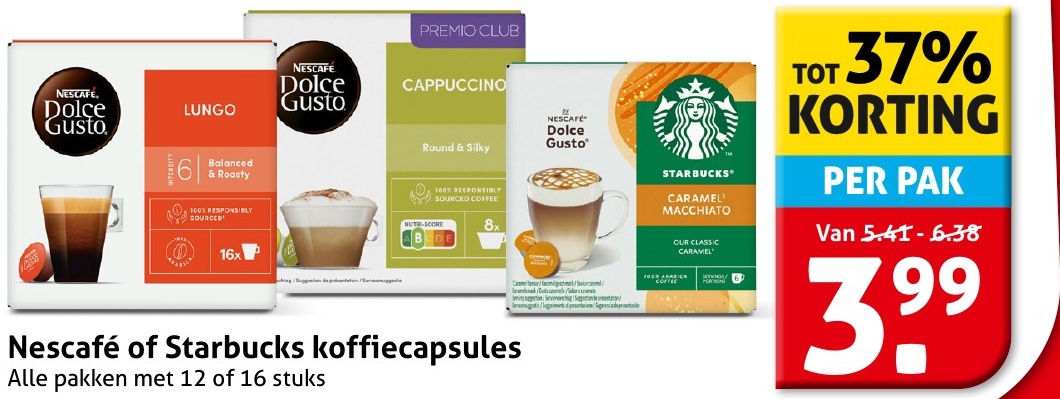 Nescafé of Starbucks koffiecapsules