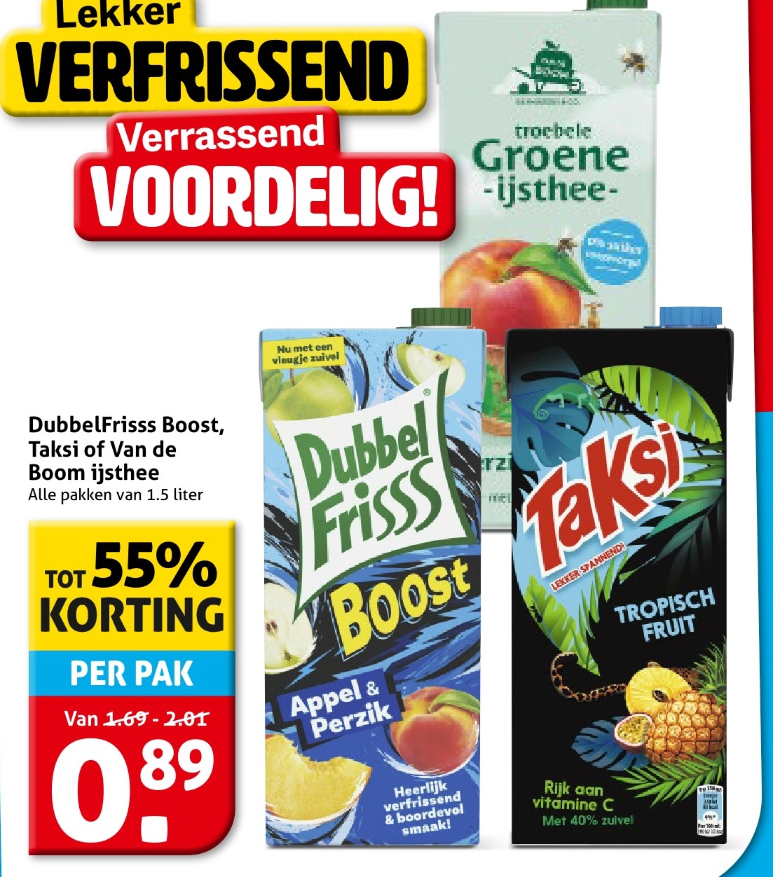 DubbelFriss Boost, Taksi of Van de Boom ijstee