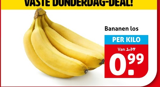 Bananen los
